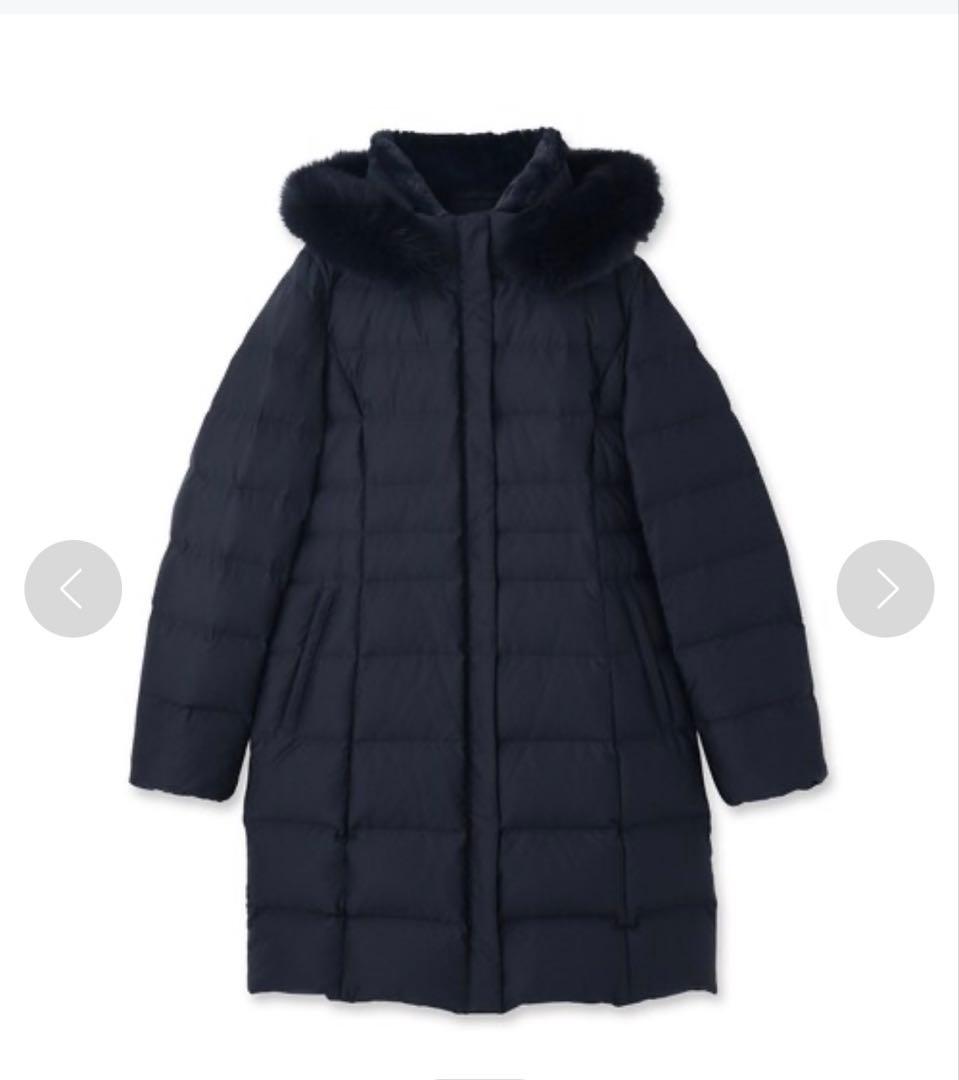 【INDIVI】レディース ロング丈 ダウンコート 15号