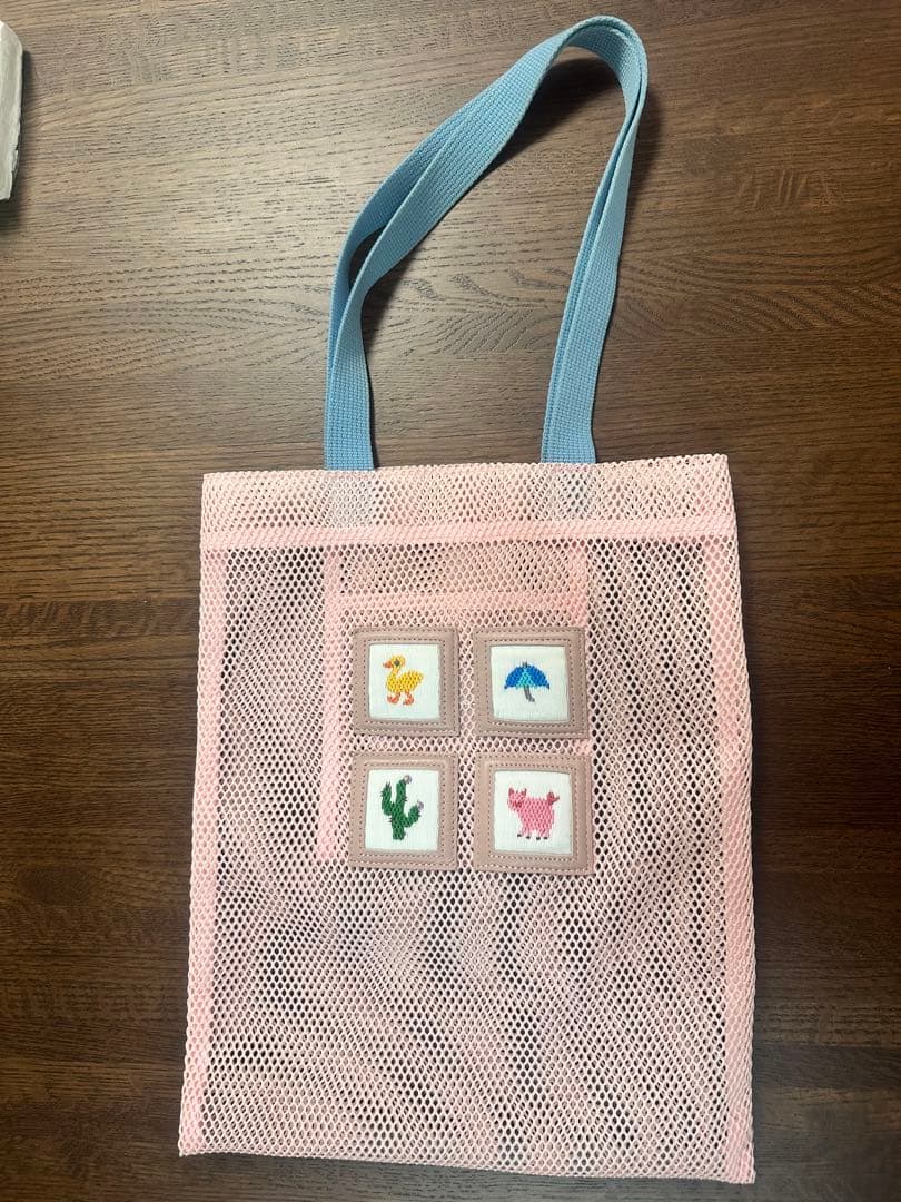 モジョカマー【Mojocamar】 メッシュバッグ　ピンク