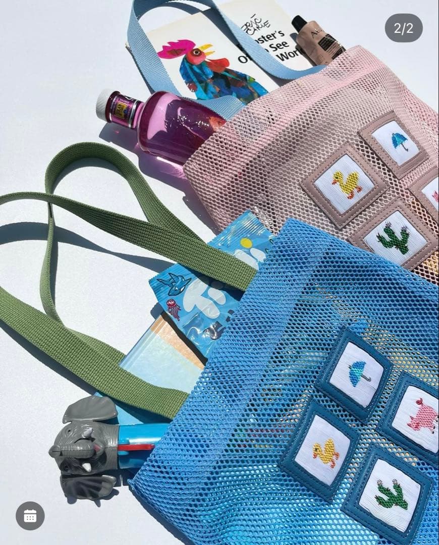 モジョカマー【Mojocamar】 メッシュバッグ　ピンク