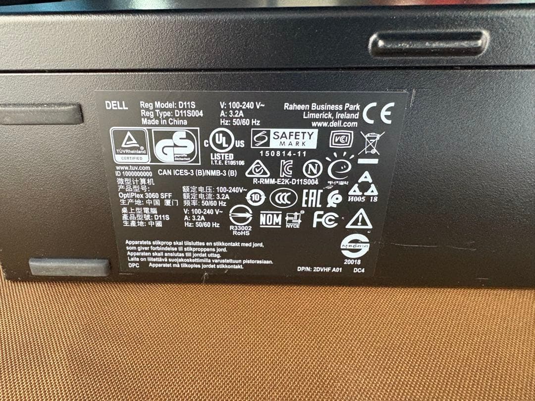 DELL OptiPlex 第8世代i3 メモリ16GB SSD＋HDD