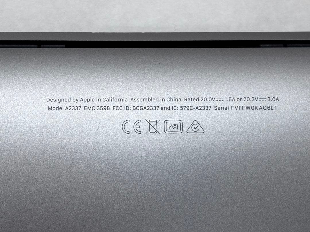 NIKKA様用【美品/箱付】 M1 MacbookAir 16GB/512GB