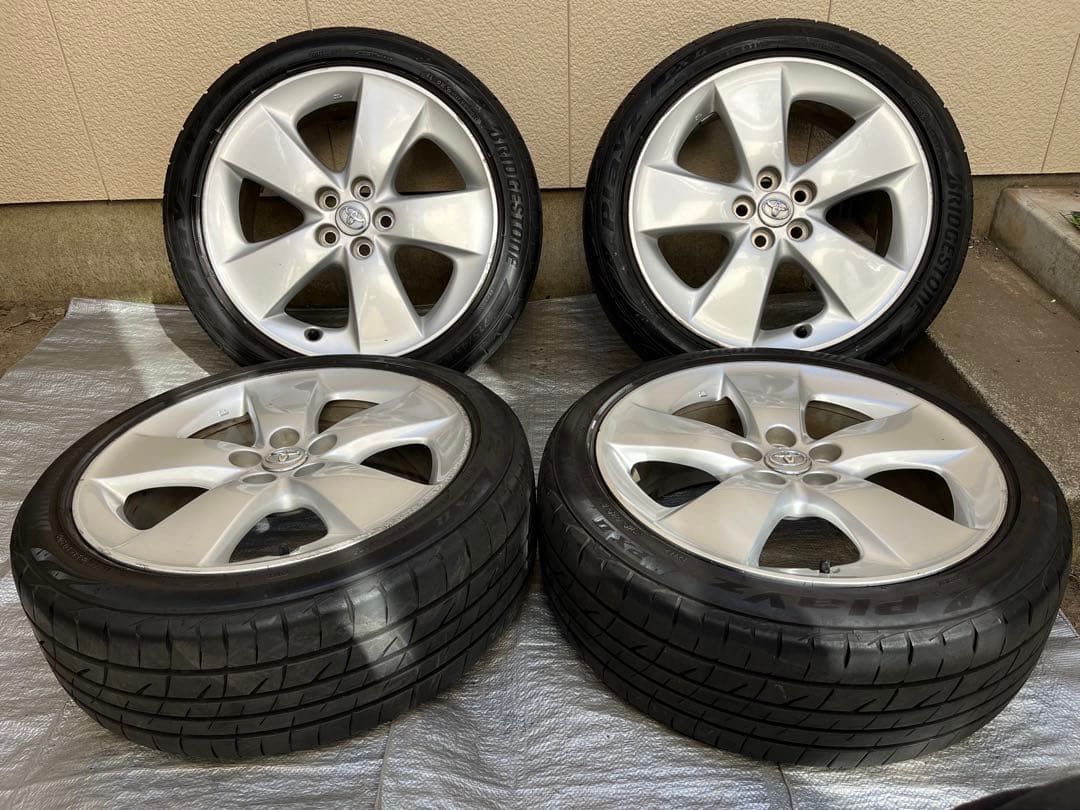 30後期 プリウス純正ホイル ブリヂストン PLAYS PXⅡ215/45R17