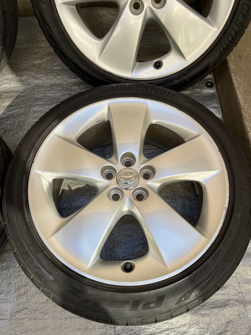 30後期 プリウス純正ホイル ブリヂストン PLAYS PXⅡ215/45R17