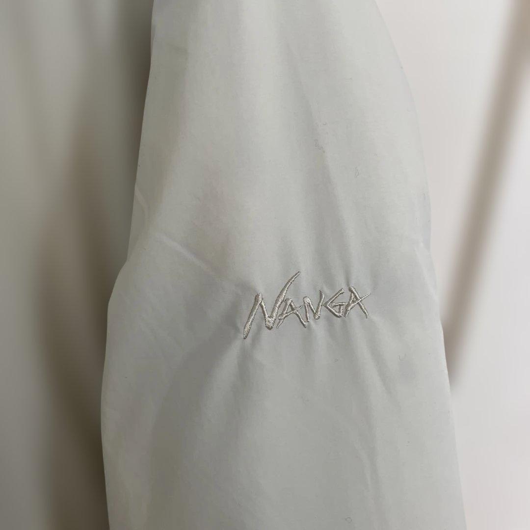 みぃ　NANGAナンガ　スタンドカラーダウンジャケット　WS ホワイト