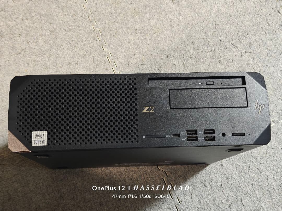 HP Z2 第10世代 Core i3搭載パソコン HDDなし