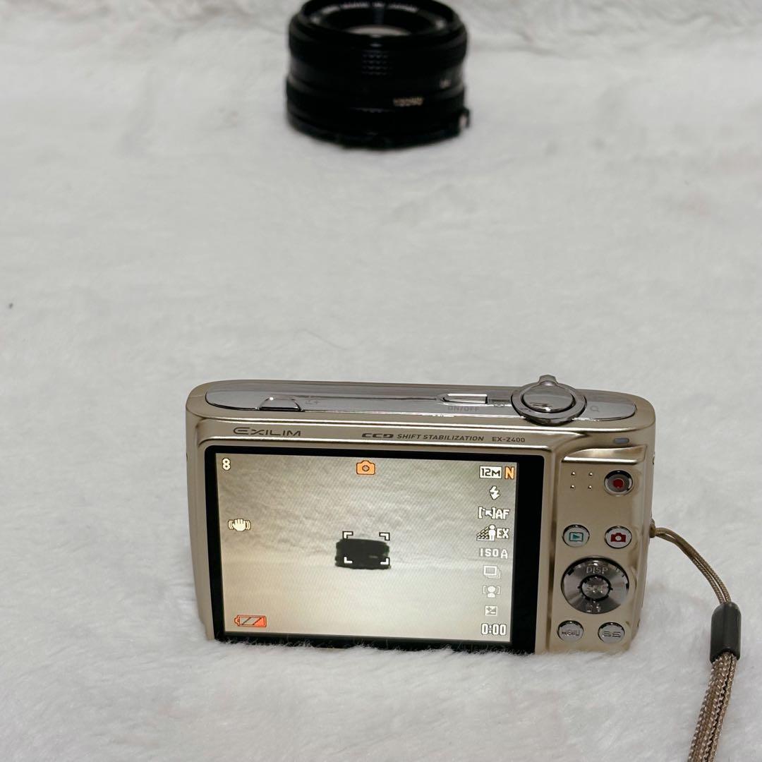 【美品】CASIO EX-Z400 ゴールド 12.1メガピクセル