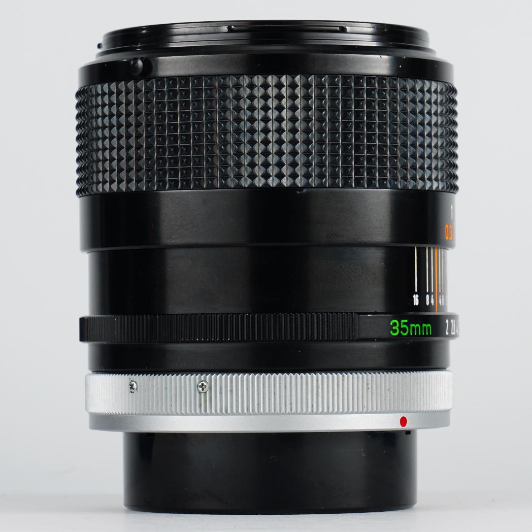 希少 Canon FD 35mm F2 S.S.C concave 864