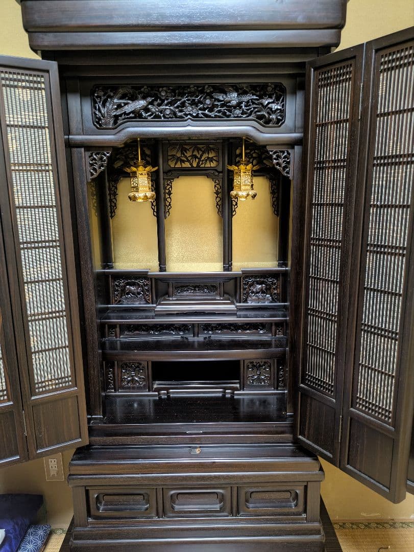御仏壇　アンティーク家具