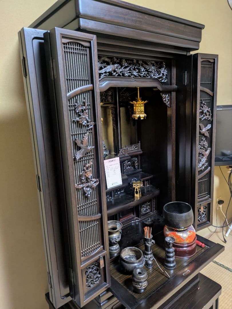 御仏壇　アンティーク家具