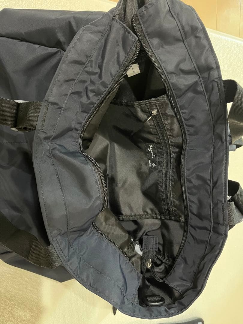 【美品】アニエスベー　ペアレンツバッグ　マザーズバッグ