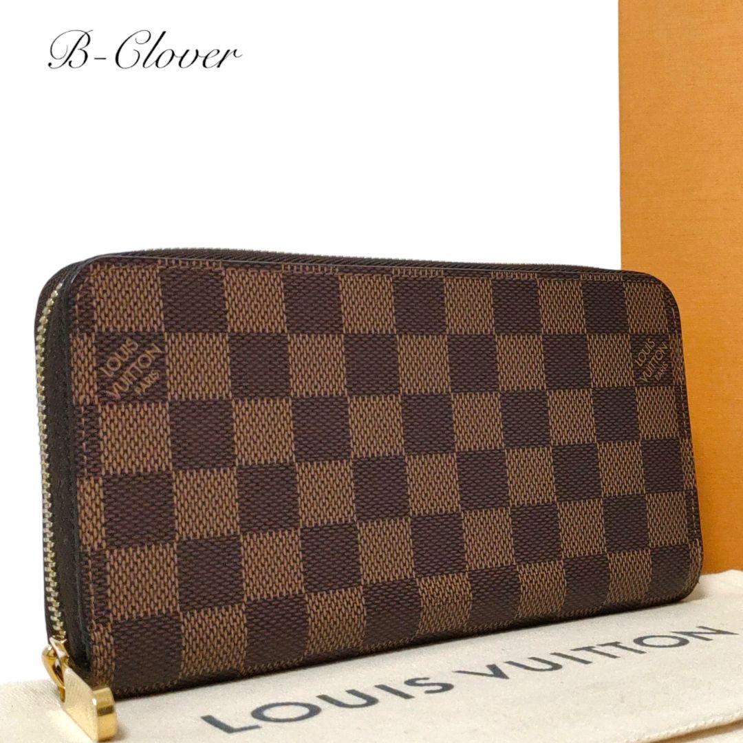未使用級＊ルイヴィトン ダミエ エベヌ ジッピーウォレット N41661 長財布
