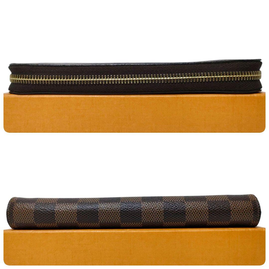 未使用級＊ルイヴィトン ダミエ エベヌ ジッピーウォレット N41661 長財布