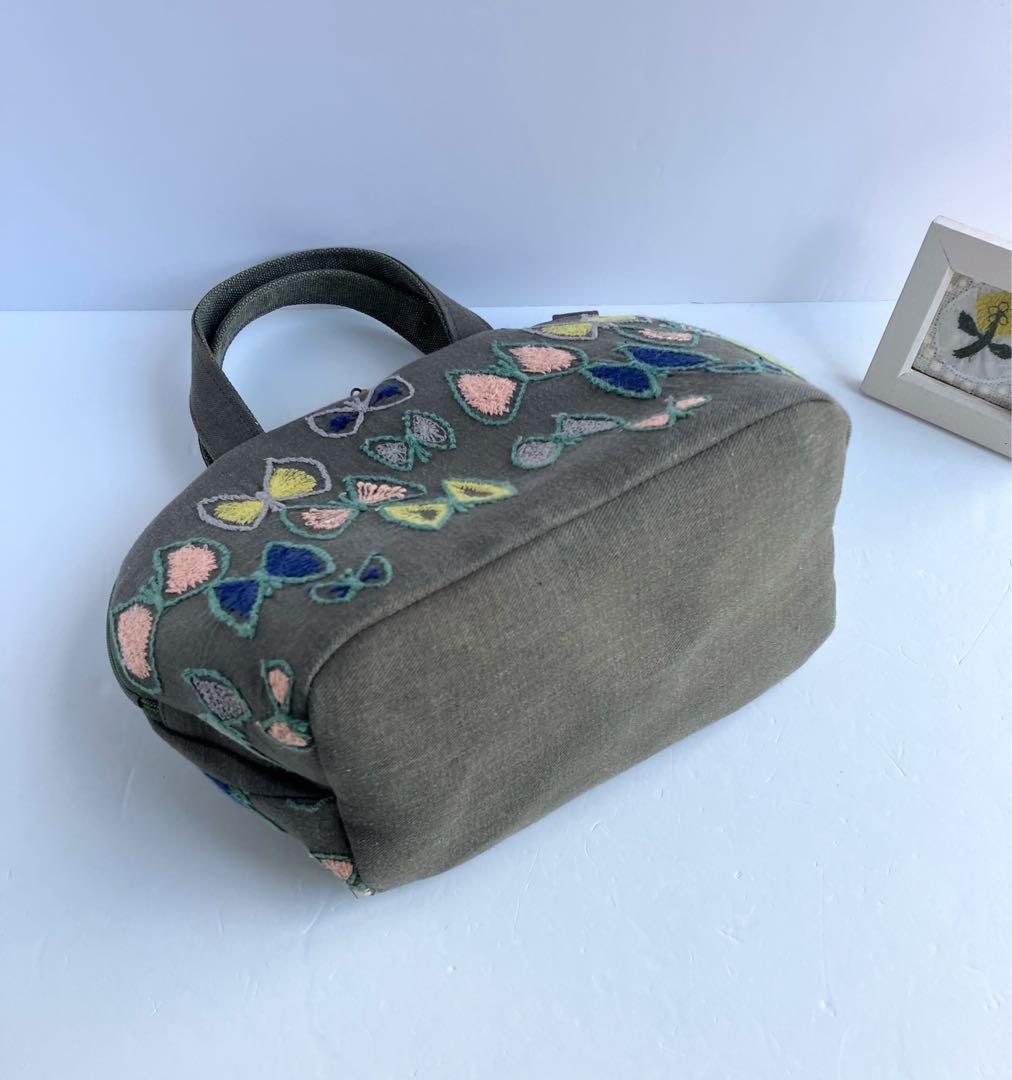 1点のみ ミナペルホネン　レア　sky flower　ミニサイズまるいショルダー