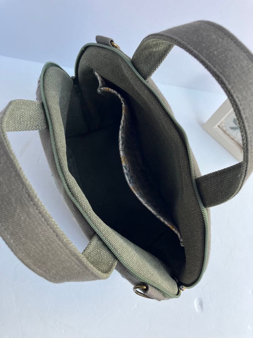 1点のみ ミナペルホネン　レア　sky flower　ミニサイズまるいショルダー