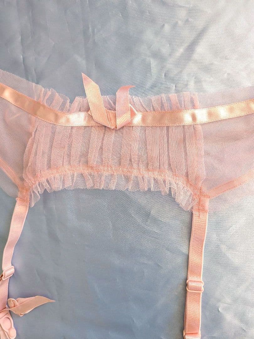 イギリス高級ランジェリー　CHARNOS　ブラ　タンガ　ガーターベルト　セット