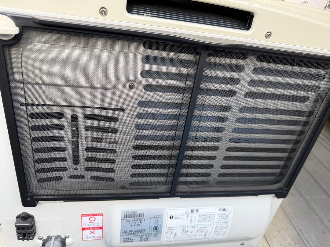 2012年式開封済み未使用品リンナイLPガスヒーターRC-K4002E