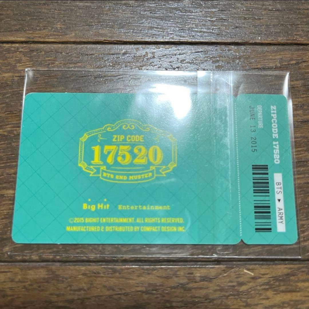 BTS 2nd マスター　17520 フォトアルバム　チケット　トレカ　ジミン