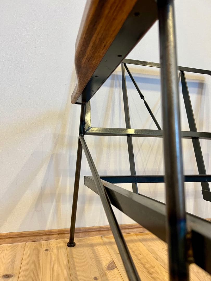 アイアンチェア レザー 1人掛け　椅子 ソファ