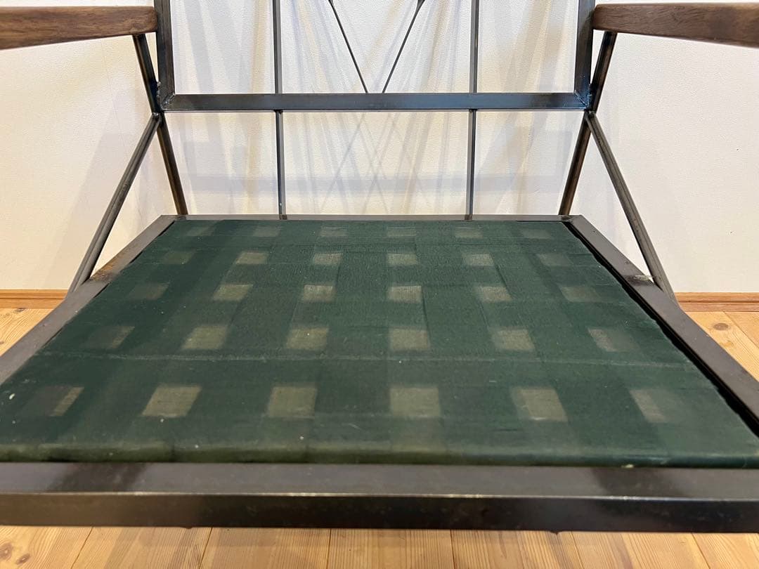 アイアンチェア レザー 1人掛け　椅子 ソファ