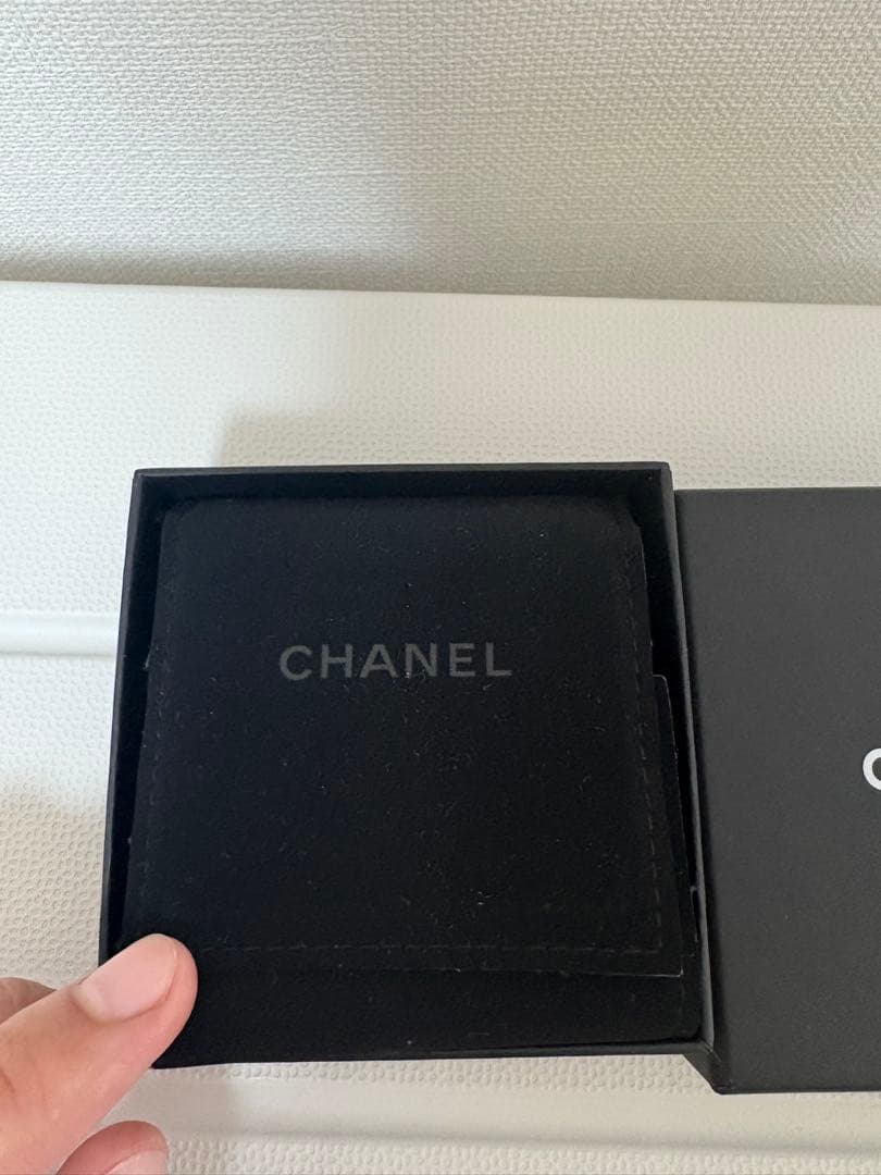 【未使用品】CHANEL シャネル パール CC ココマーク シュシュ