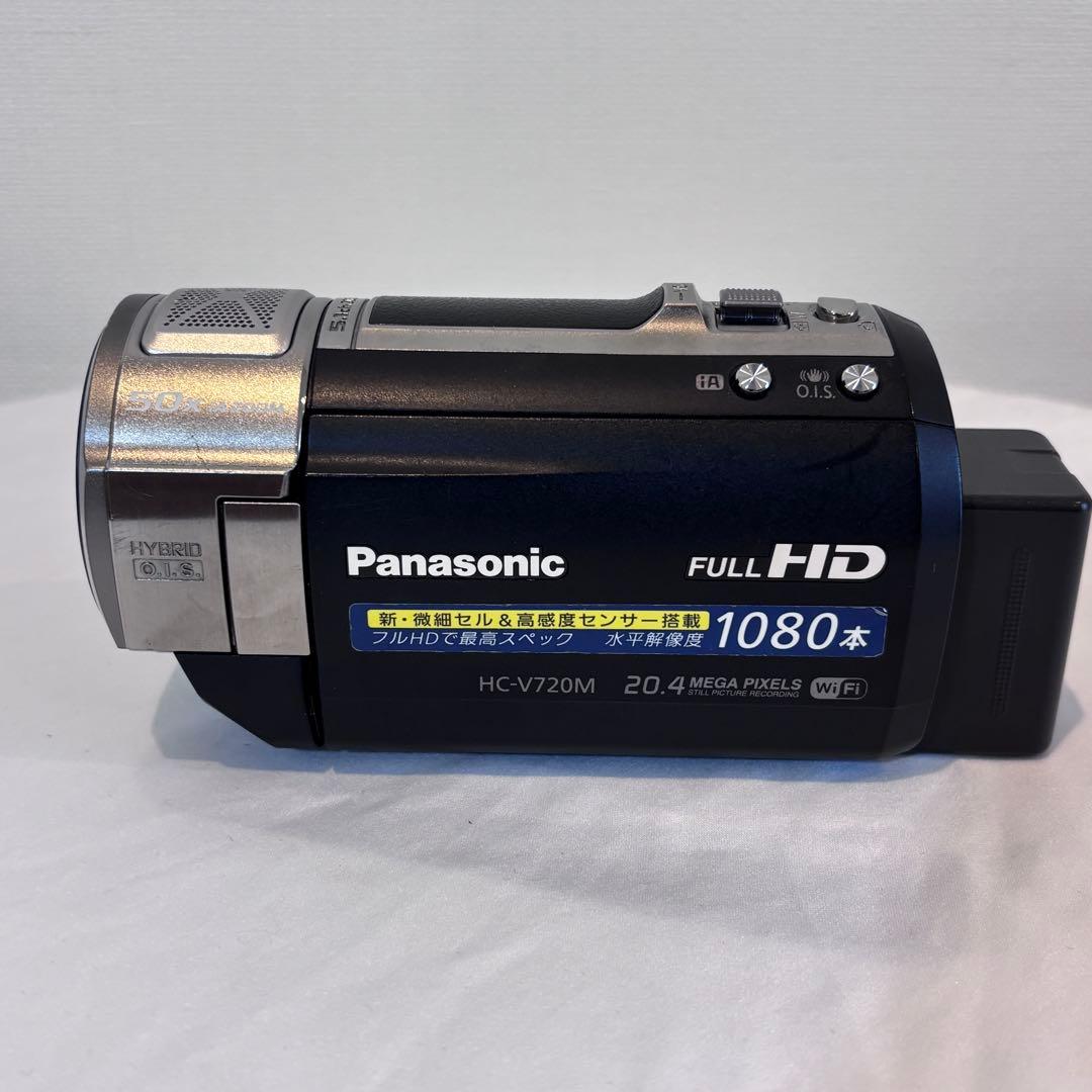 動作確認済　Panasonic パナソニック HC-V720M ブラック　ビデオ