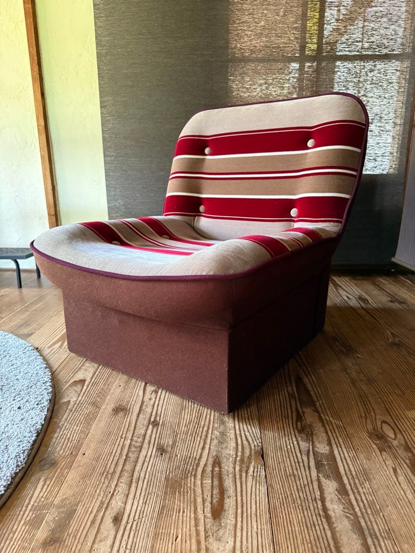 vintage 一人掛けソファ　レトロ家具　/ミッドセンチュリー　①