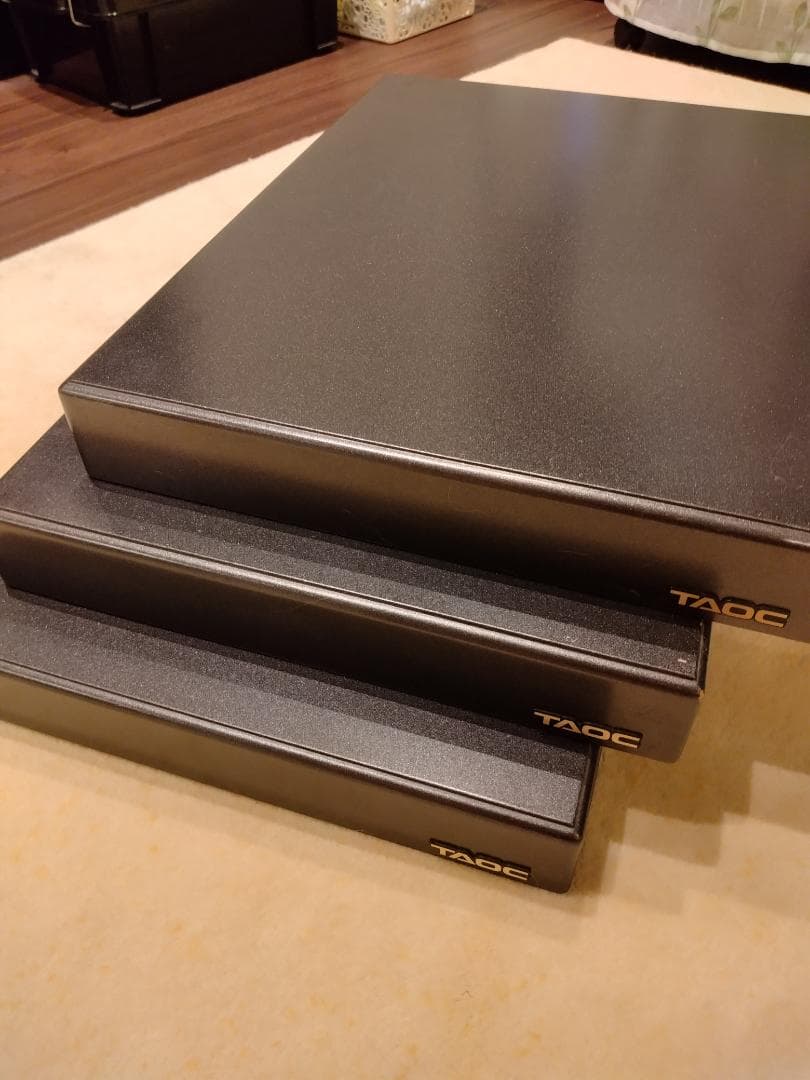 TAOC オーディオボード スピーカーボード スピーカースタンド 3枚セット