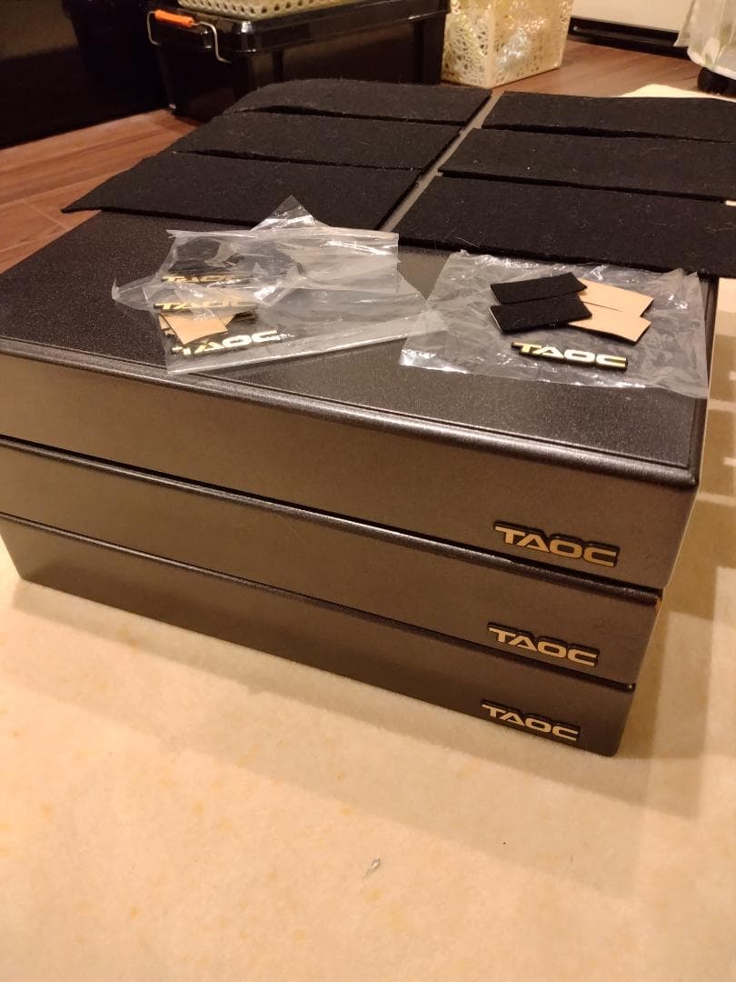 TAOC オーディオボード スピーカーボード スピーカースタンド 3枚セット