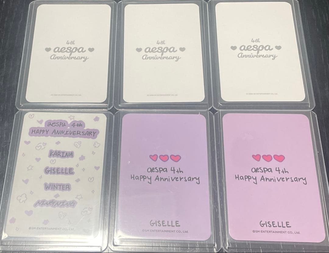 aespa ジゼル　4th Anniversary トレカ