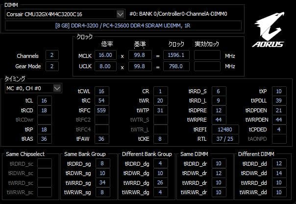 DDR4メモリ 32GB(8GB4枚組) Corsair [DDR4-3200]