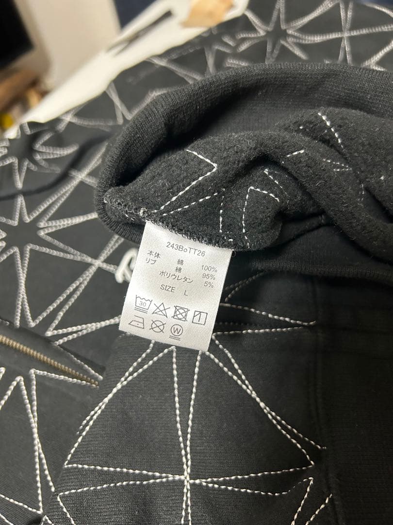 トップス BoTT SPARKLE STITCH ZIP HOODIE