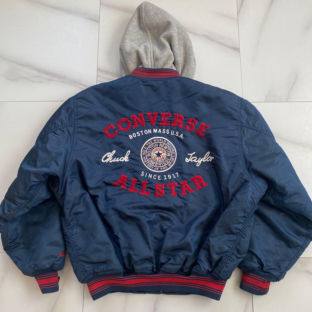 希少 vintage ALL STAR コンバース 2way ジャケット フード