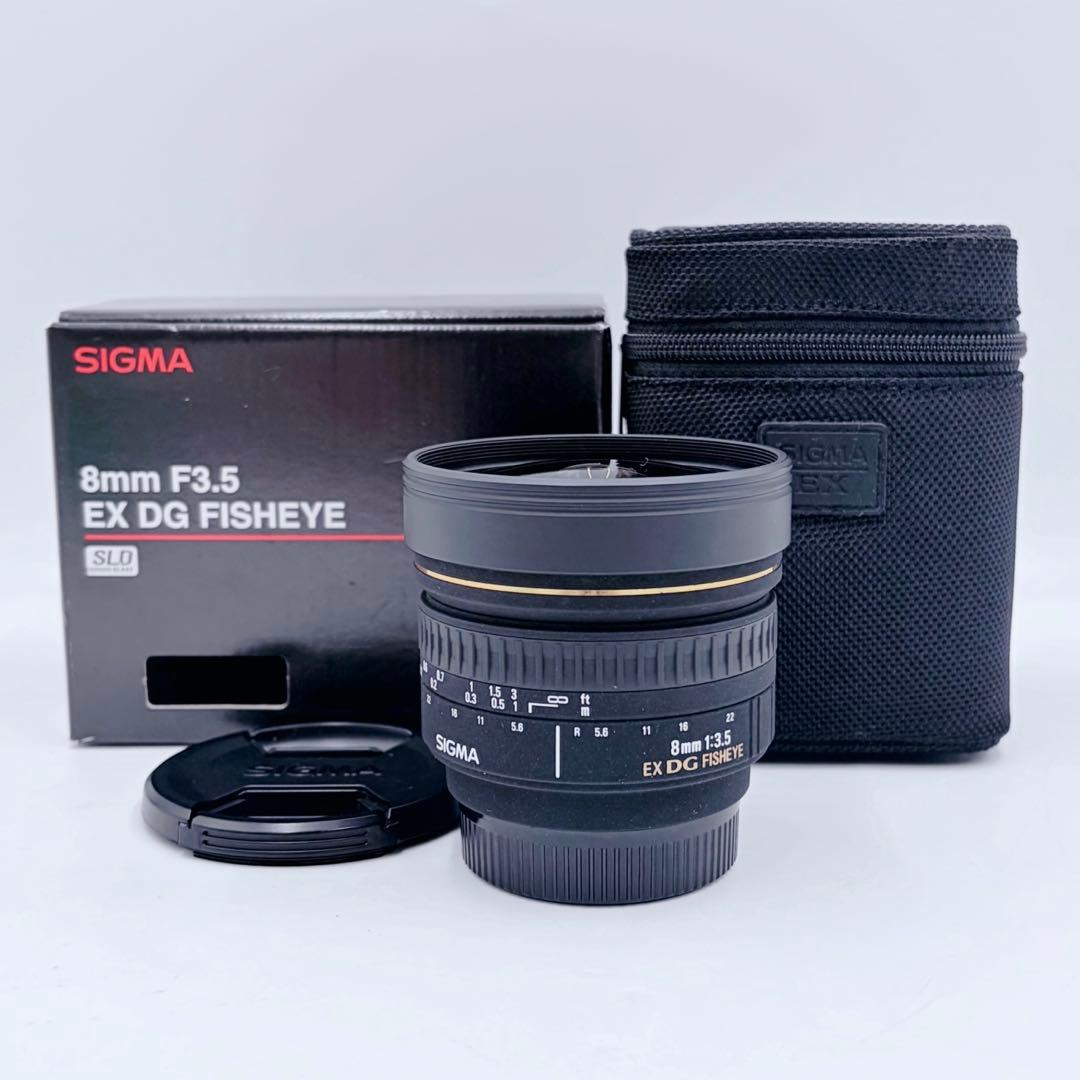 【完動品】美品 シグマ 8mm F3.5 EX DG FISHEYE ニコン用