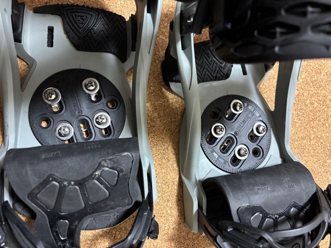 SALOMON スノーボード ビンディング グレー/ブラック/サイズL