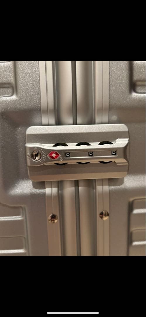 【まなぶん】新品 未使用 スーツケース アルミフレーム 92L シルバー