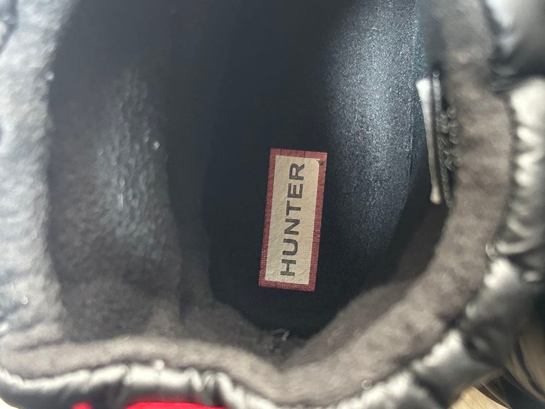◆最終お値下げ◆2回着用　HUNTER スノーブーツ　25㎝