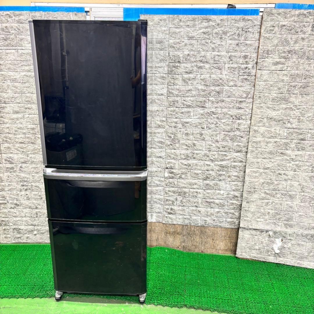 600 三菱　大型冷蔵庫　335L 300L強　家庭用　格安　自動製氷