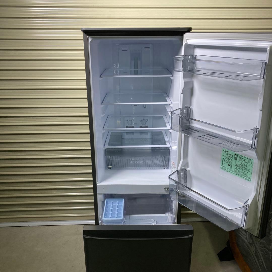 MITSUBISHI 冷蔵庫 168L マットチャコール MR-P17F-H