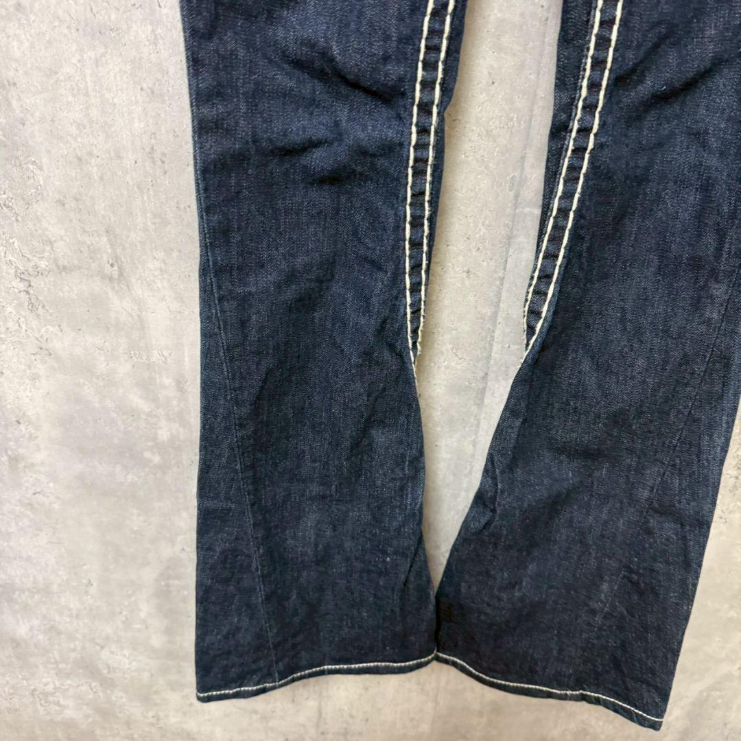 ✴️トゥルーレリジョン　希少　00s　製USA　極太白ステッチ　W24