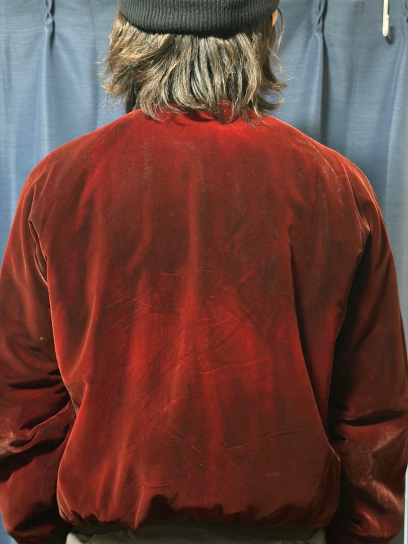 スカジャン　ベロア　ベルベット　Vintage