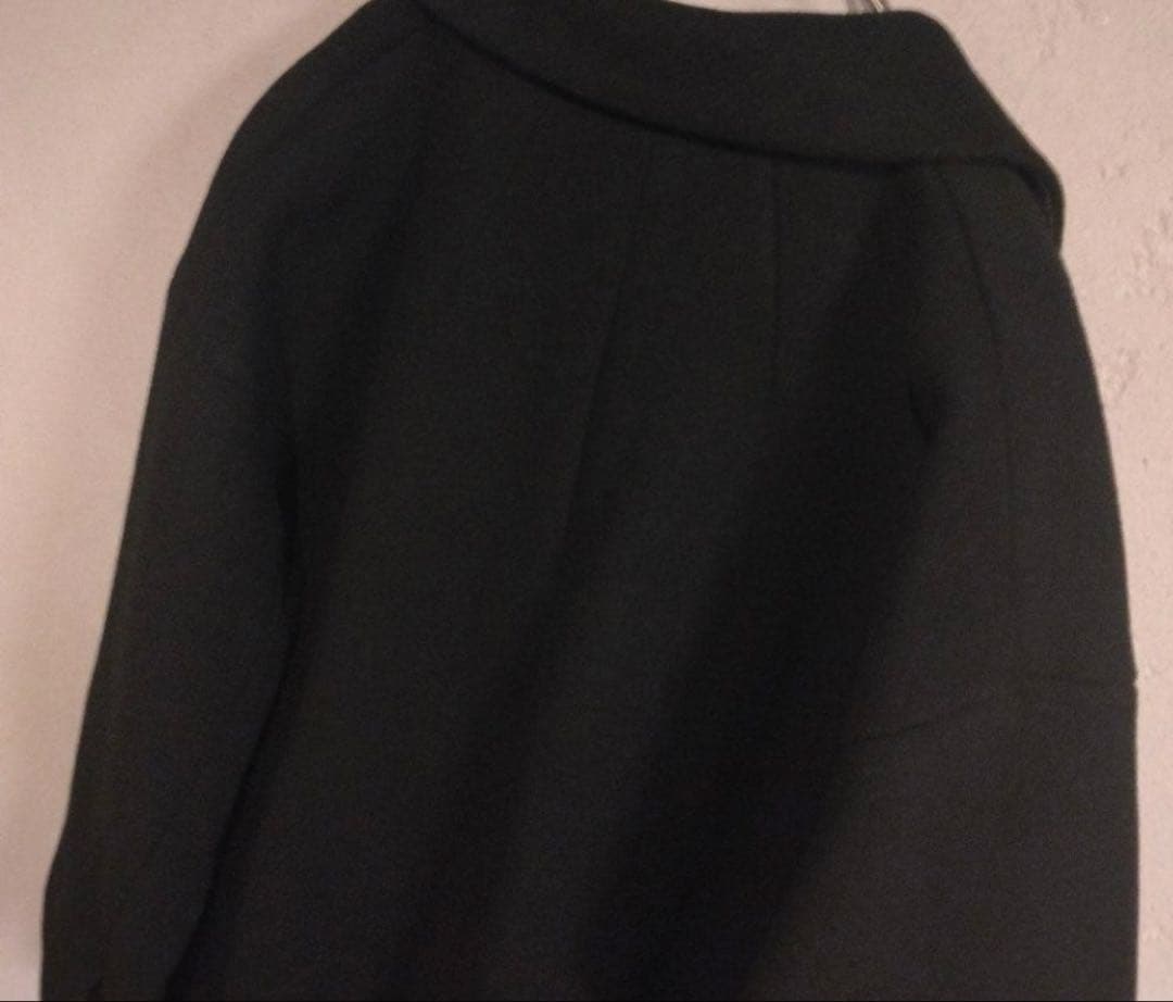 Spick and Span サイズ36 モッサジャケットライクコート 黒