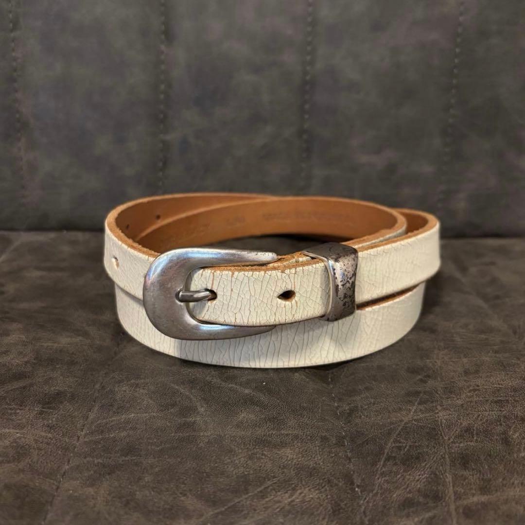 our legacy 2cmベルト 80 ホワイト