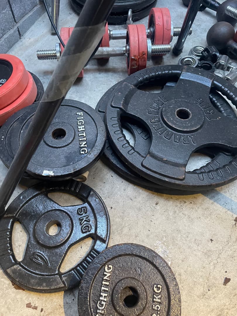 ウエイトプレート バーベルセット