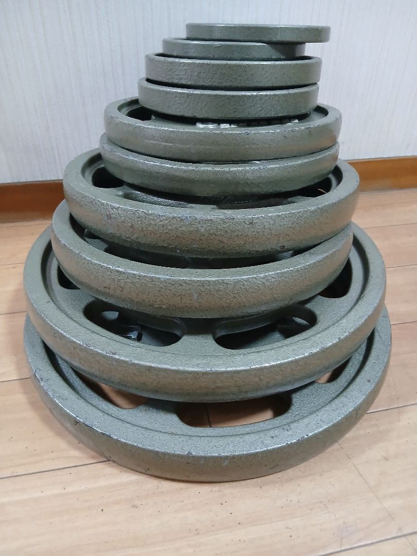 IVANKOイヴァンコ オリンピックプレートセット計67.5kg 穴径50mm