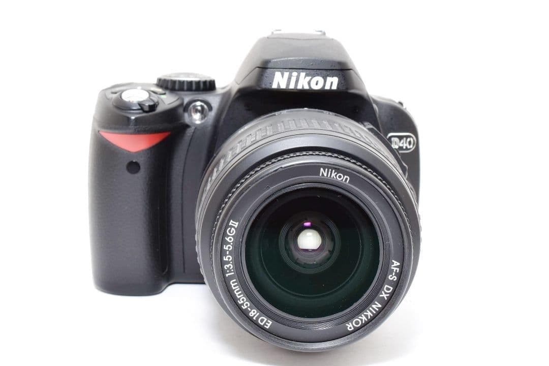 美品✨定番の名機！CCD搭載✨Nikon D40✨シングルレンズセット✨一眼レフ