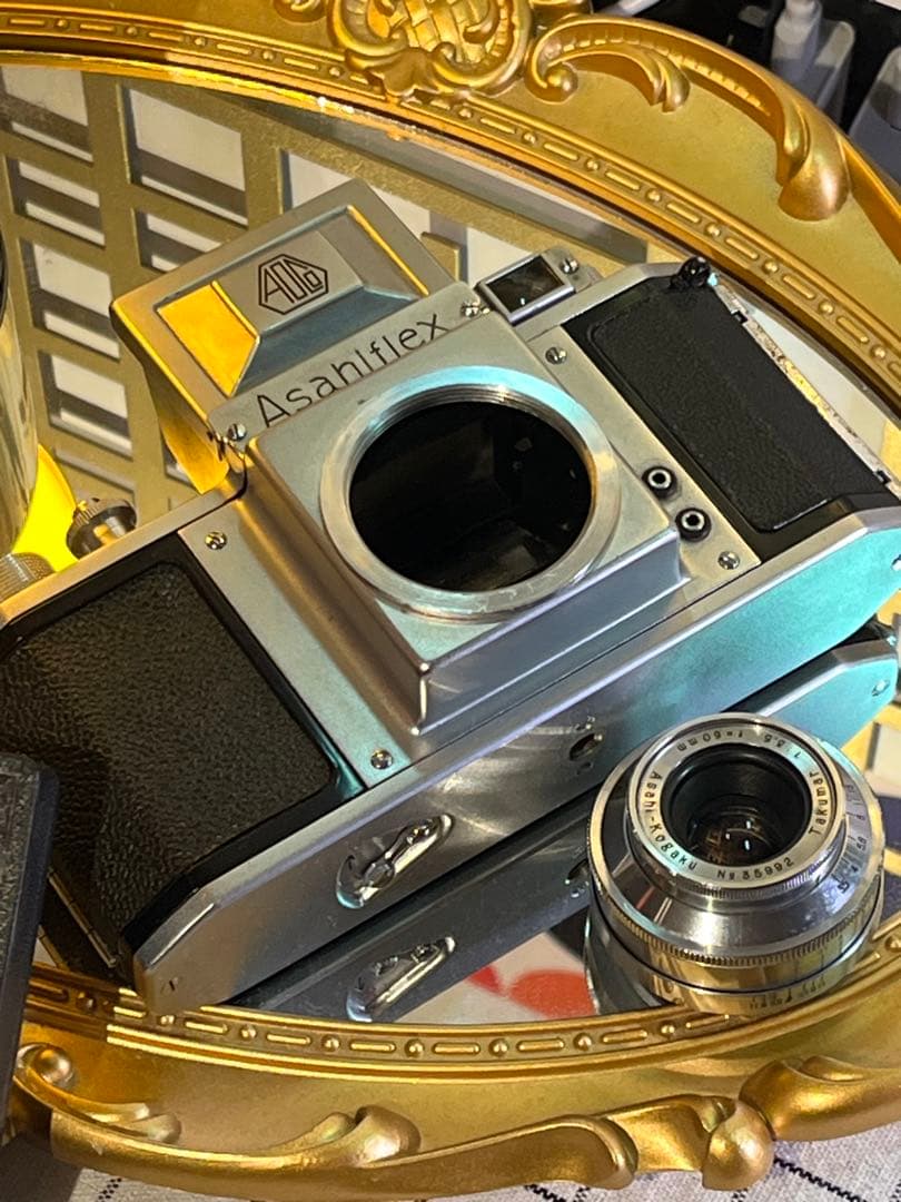 旭光学 Asahiflex + Takumar 50mm 接写リングセット