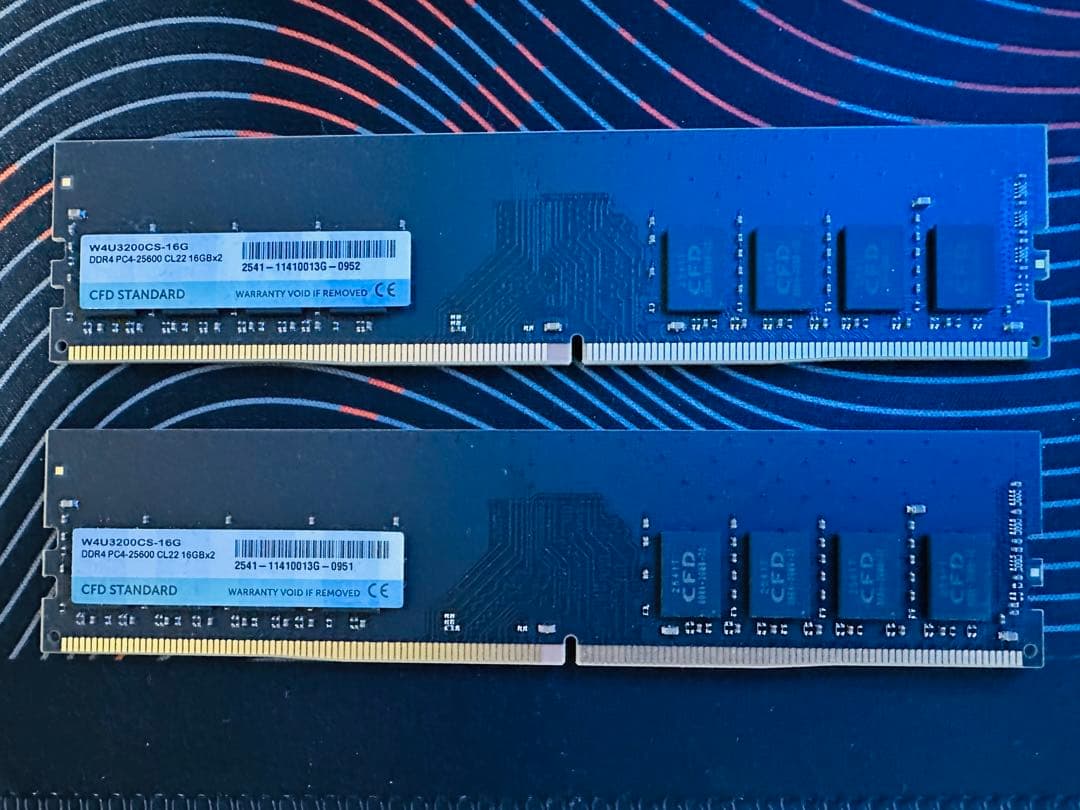 CFD DDR4-3200 デスクトップ 用メモリ 16GB 2枚組 32GB
