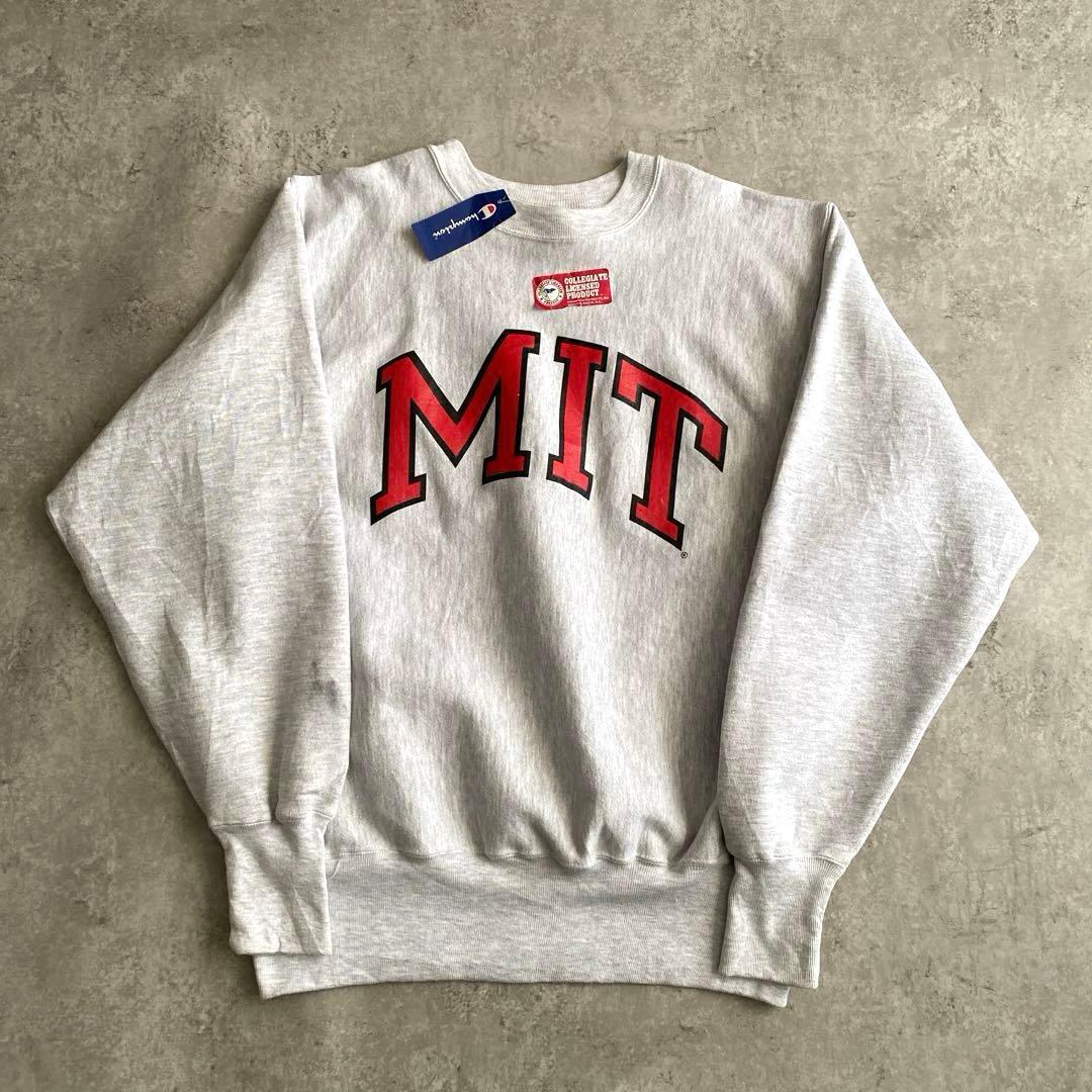 デッドストック90sチャンピオンMITリバースウィーブLグレー