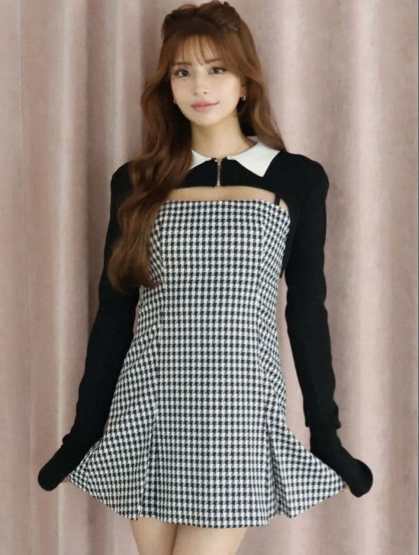 Randy Houndstooth ensemble セットアップ Sサイズ♡