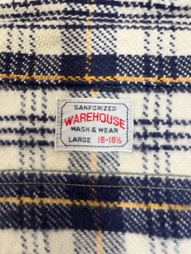 WAREHOUSE COMPANY ネルシャツ Lサイズ チェック柄